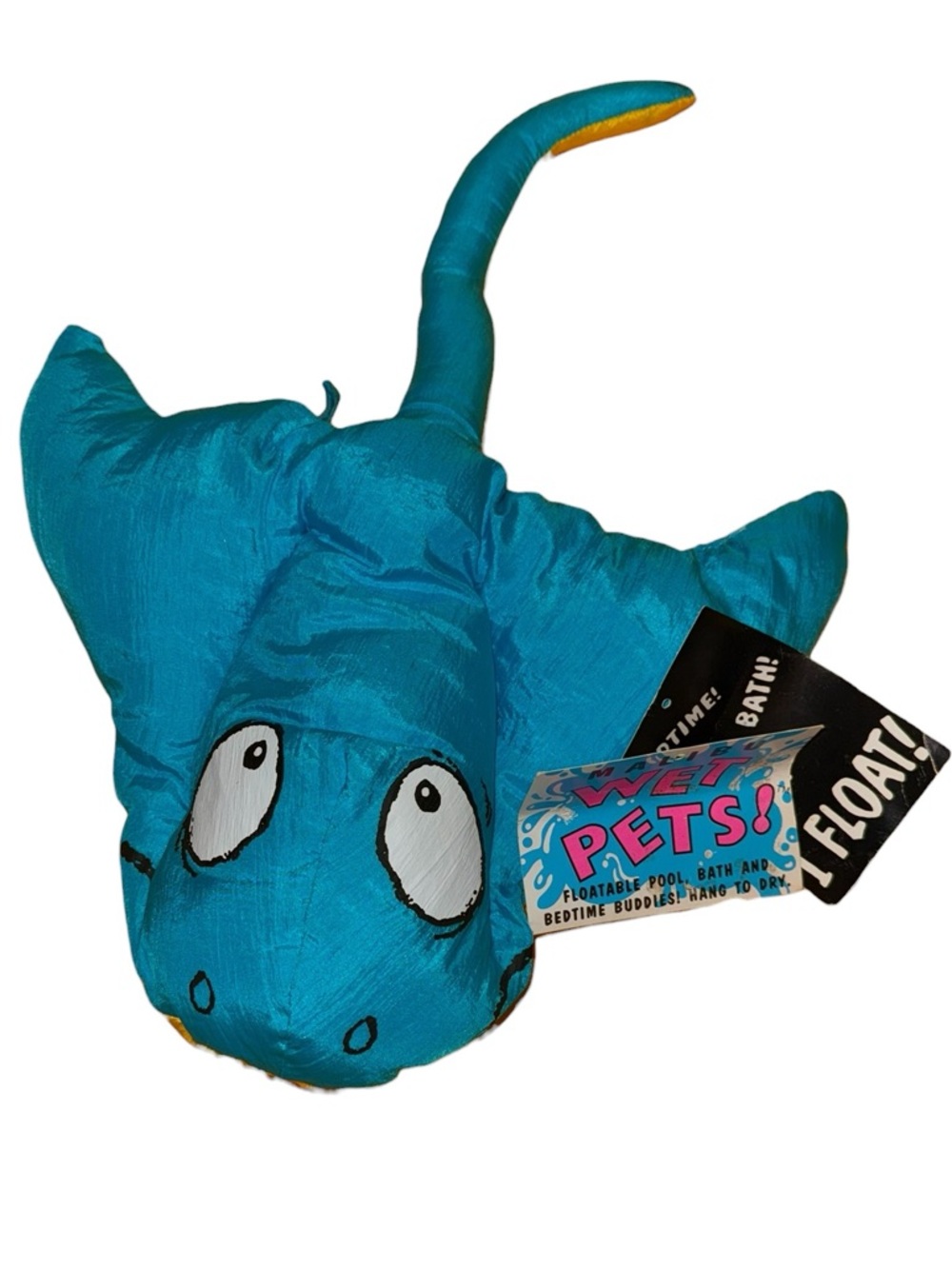 90s Vintage Malibu Wet Pets Stingray Plush 19” Pool Bath Toy NWT Floating Toys